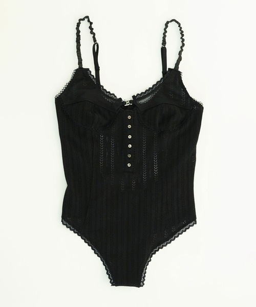 PRANK PROJECT（プランクプロジェクト）の「コットンレースボレロコンビボディスーツ / Cotton Lace Bolero Combination Bodysuit（その他トップス・レディース・ブラック/ホワイト・FREE）」の18枚目の写真
