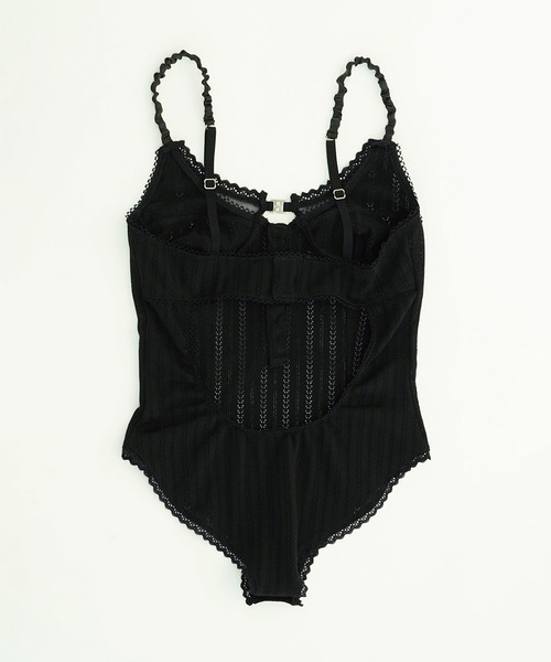 PRANK PROJECT（プランクプロジェクト）の「コットンレースボレロコンビボディスーツ / Cotton Lace Bolero Combination Bodysuit（その他トップス・レディース・ブラック/ホワイト・FREE）」の19枚目の写真