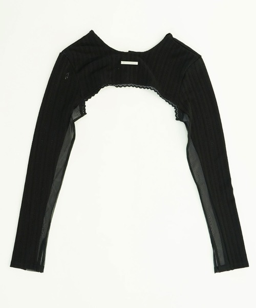 PRANK PROJECT（プランクプロジェクト）の「コットンレースボレロコンビボディスーツ / Cotton Lace Bolero Combination Bodysuit（その他トップス・レディース・ブラック/ホワイト・FREE）」の20枚目の写真