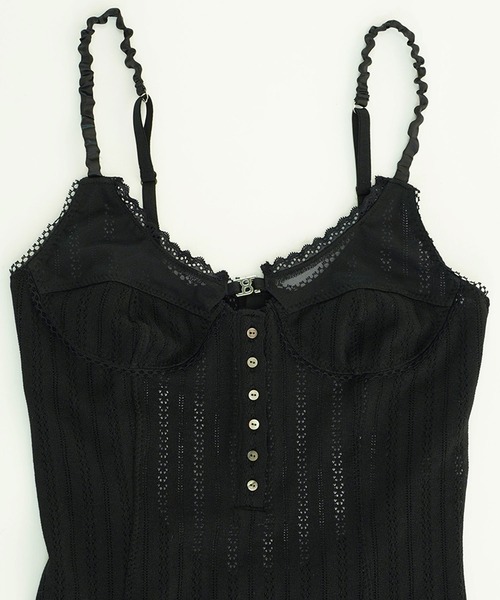 PRANK PROJECT（プランクプロジェクト）の「コットンレースボレロコンビボディスーツ / Cotton Lace Bolero Combination Bodysuit（その他トップス・レディース・ブラック/ホワイト・FREE）」の22枚目の写真