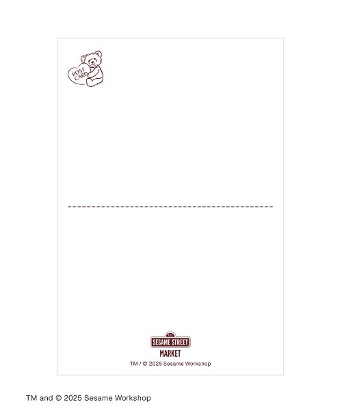 SESAME STREET（セサミストリート）の「バレンタイン　ポストカード（ステーショナリー・レディース・C/A/B・FREE）」の4枚目の写真