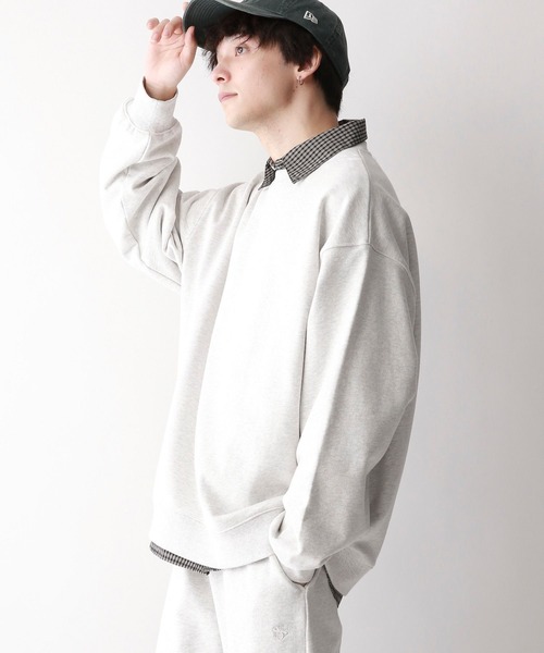 SIGNAL SPORTS（シグナルスポーツ）の「【SIGNAL SPORTS】13オンスヘビーウェイトコットン/裏毛スウェットクルー（スウェット・メンズ・その他4/ブラック/その他33/ネイビー・MEDIUM/LARGE）」の21枚目の写真