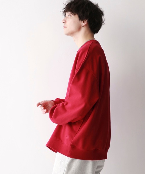 SIGNAL SPORTS（シグナルスポーツ）の「【SIGNAL SPORTS】13オンスヘビーウェイトコットン/裏毛スウェットクルー（スウェット・メンズ・その他4/ブラック/その他33/ネイビー・MEDIUM/LARGE）」の12枚目の写真