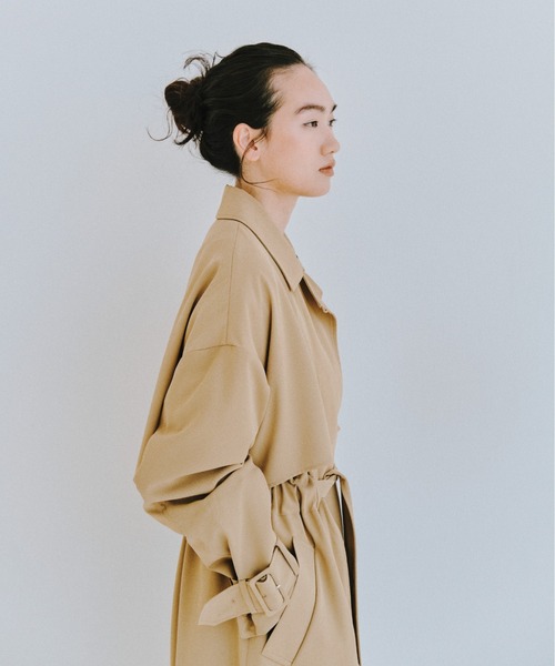 styling/（スタイリング/） ウエストギャザートレンチコート セール】ウエストギャザートレンチコート（その他アウター