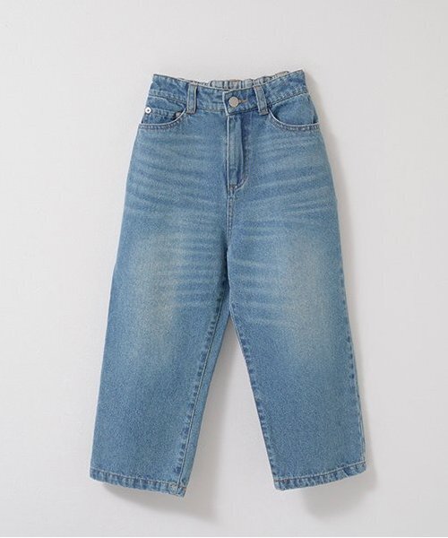 b・ROOM(ビールーム)の「【LOVE DENIM】ストレートパンツ(デニムパンツ・キッズ・サックスブルー/ブルー・110cm/100cm/120cm/130cm/140cm/150cm)」の6枚目の写真