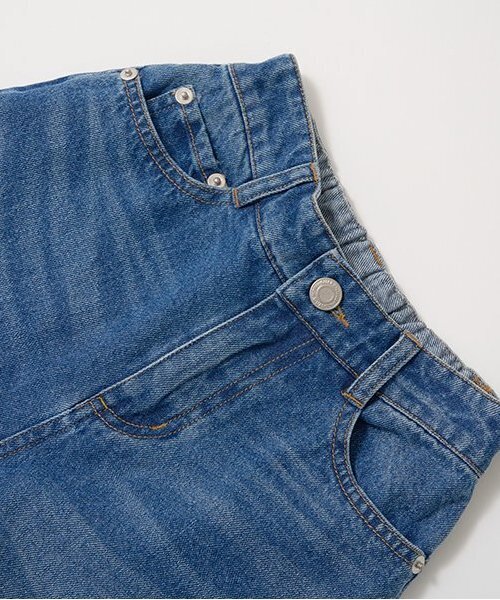 b・ROOM(ビールーム)の「【LOVE DENIM】ストレートパンツ(デニムパンツ・キッズ・サックスブルー/ブルー・110cm/100cm/120cm/130cm/140cm/150cm)」の8枚目の写真