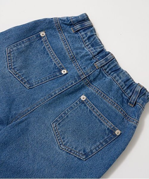 b・ROOM(ビールーム)の「【LOVE DENIM】ストレートパンツ(デニムパンツ・キッズ・サックスブルー/ブルー・110cm/100cm/120cm/130cm/140cm/150cm)」の10枚目の写真