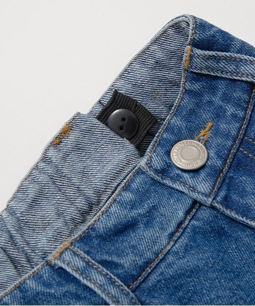 b・ROOM(ビールーム)の「【LOVE DENIM】ストレートパンツ(デニムパンツ・キッズ・サックスブルー/ブルー・110cm/100cm/120cm/130cm/140cm/150cm)」の11枚目の写真