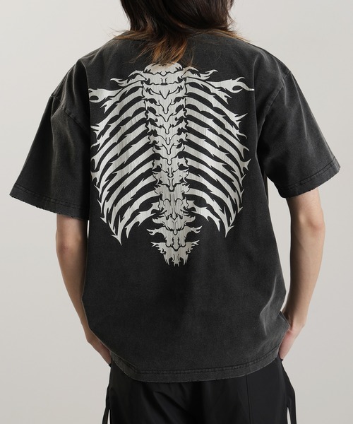 SUPPLIER（サプライヤー）の「SUPPLIER/サプライヤー Vintage Wash Fire Bones Tee Tシャツ（Tシャツ/カットソー・メンズ・ベージュ/ブラック・XL/L/M）」の15枚目の写真