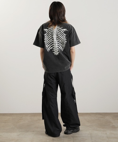 SUPPLIER（サプライヤー）の「SUPPLIER/サプライヤー Vintage Wash Fire Bones Tee Tシャツ（Tシャツ/カットソー・メンズ・ベージュ/ブラック・XL/L/M）」の16枚目の写真