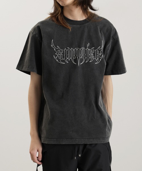 SUPPLIER（サプライヤー）の「SUPPLIER/サプライヤー Vintage Wash Fire Bones Tee Tシャツ（Tシャツ/カットソー・メンズ・ベージュ/ブラック・XL/L/M）」の14枚目の写真