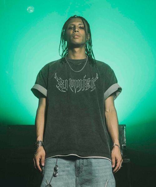 SUPPLIER（サプライヤー）の「SUPPLIER/サプライヤー Vintage Wash Fire Bones Tee Tシャツ（Tシャツ/カットソー・メンズ・ベージュ/ブラック・XL/L/M）」の18枚目の写真