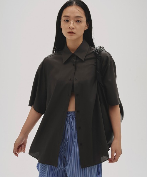 トップス Silk100% Halfsleeve Shirts todayful Silk100% Halfsleeve Shirts（Tシャツ/カットソー）｜TODAYFUL