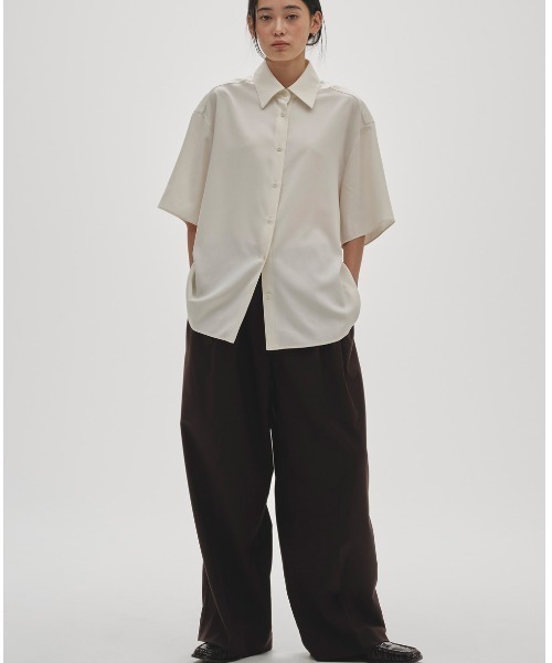新品　TODAYFUL silk100% Halfsleeve Shirts Silk100% Halfsleeve Shirts（Tシャツ/カットソー）｜TODAYFUL