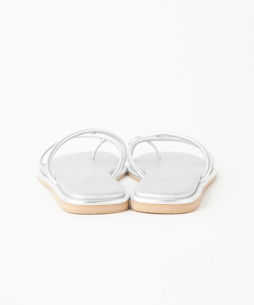 green label relaxing（グリーンレーベルリラクシング）の「メタルトング フラットサンダル（サンダル・レディース・ゴールド/ブラウン/ブラック/オフホワイト/シルバー・S/M/L/XL）」の18枚目の写真