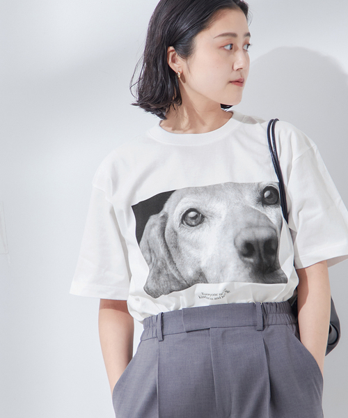 journal standard L'essage(ジャーナルスタンダードレサージュ)の「POETMEETSDUBWISE KINDNESSHEALING2:Tシャツ(Tシャツ/カットソー・レディース・ブラック系その他/ホワイト・FREE)」の1枚目の写真