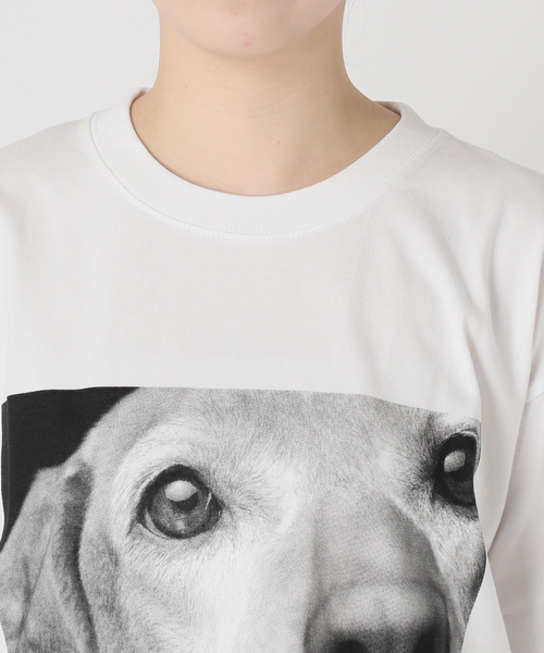 journal standard L'essage(ジャーナルスタンダードレサージュ)の「POETMEETSDUBWISE KINDNESSHEALING2:Tシャツ(Tシャツ/カットソー・レディース・ブラック系その他/ホワイト・FREE)」の4枚目の写真