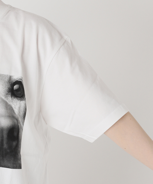 journal standard L'essage(ジャーナルスタンダードレサージュ)の「POETMEETSDUBWISE KINDNESSHEALING2:Tシャツ(Tシャツ/カットソー・レディース・ブラック系その他/ホワイト・FREE)」の5枚目の写真