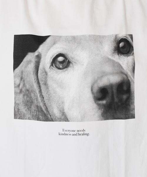 journal standard L'essage(ジャーナルスタンダードレサージュ)の「POETMEETSDUBWISE KINDNESSHEALING2:Tシャツ(Tシャツ/カットソー・レディース・ブラック系その他/ホワイト・FREE)」の8枚目の写真