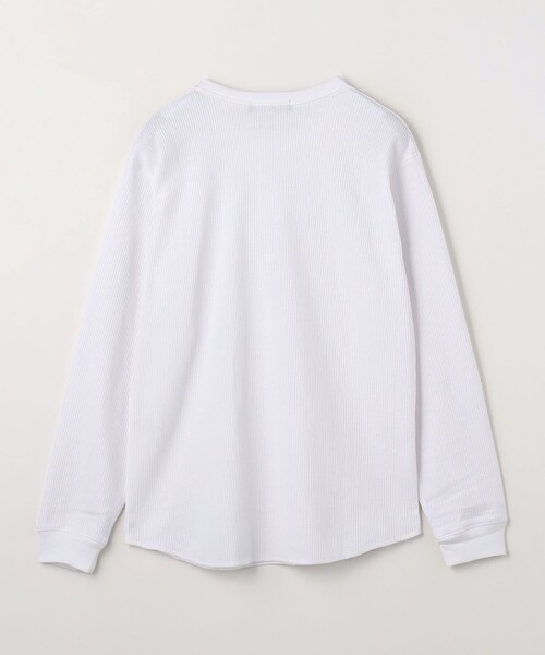 green label relaxing(グリーンレーベルリラクシング)の「ドライワッフル クルーネック Tシャツ -吸水速乾-(Tシャツ/カットソー・メンズ・ホワイト/ライトグレー/ブラック/モカ・S/M/L/XL/XS/XXL)」の21枚目の写真