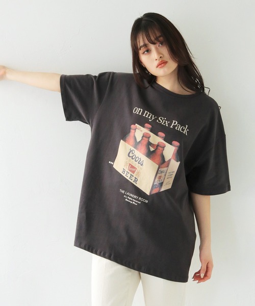セール】 【HER CLOSET】オーバーサイズヴィンテージグラフィックT