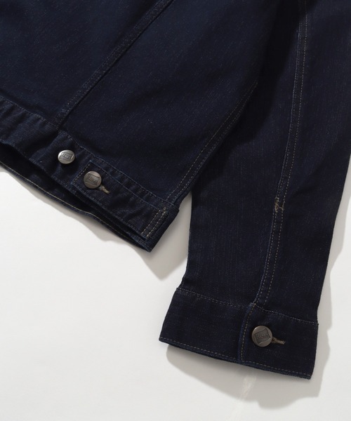 HANES(ヘインズ)の「【HANES/ヘインズ】ストレッチデニムジャケット/Gジャン(デニムジャケット・メンズ・サックスブルー/ネイビー/ブルー/ブラック・M/S/LL/L)」の22枚目の写真