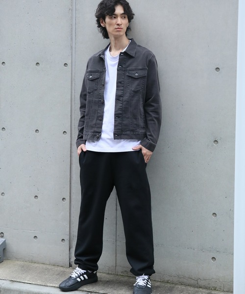 HANES(ヘインズ)の「【HANES/ヘインズ】ストレッチデニムジャケット/Gジャン(デニムジャケット・メンズ・サックスブルー/ネイビー/ブルー/ブラック・M/S/LL/L)」の6枚目の写真