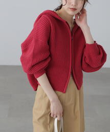 ニット セーター ニットZIPフーディー レディース フーディーZIPカーデ|RETRO GIRL | RETRO GIRL ONLINE STORE