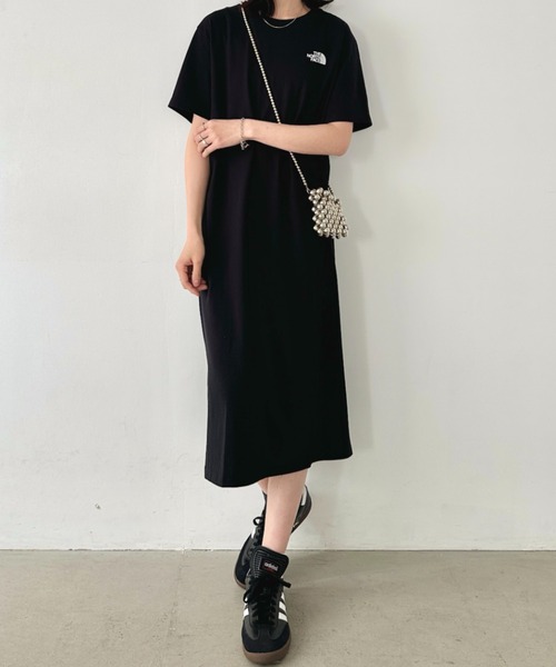 THE NORTH FACE(ザノースフェイス)の「国内未発売 THE NORTH FACE(ザ・ノースフェイス)/半袖Tシャツ ワンポイント 膝下ワンピ マキシワンピース/W'S ANYTIME MAXI DRESS(ワンピース・レディース・ブラック/グレー/クリーム/ライトグレー・S/M/L/XL)」の14枚目の写真