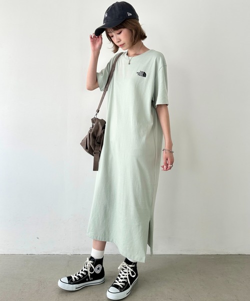 THE NORTH FACE(ザノースフェイス)の「国内未発売 THE NORTH FACE(ザ・ノースフェイス)/半袖Tシャツ ワンポイント 膝下ワンピ マキシワンピース/W'S ANYTIME MAXI DRESS(ワンピース・レディース・ブラック/グレー/クリーム/ライトグレー・S/M/L/XL)」の21枚目の写真