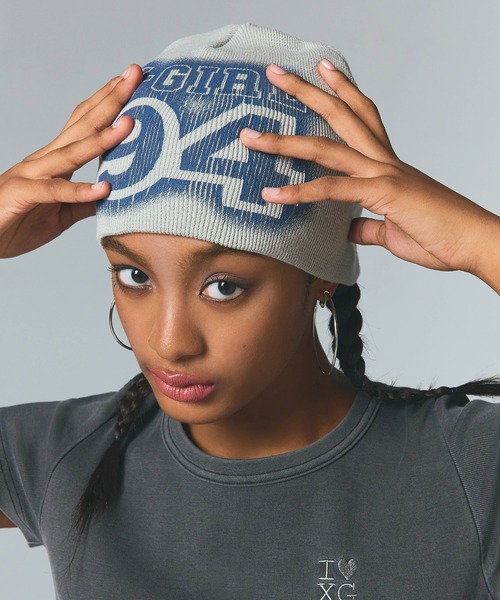 ビーニー セール】DOTTED NUMBERING BEANIE（ニットキャップ/ビーニー