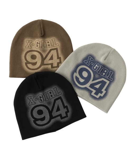 nobody ビーニー NOBODY KNIT CAP BLACK RED ニット帽 ビーニー