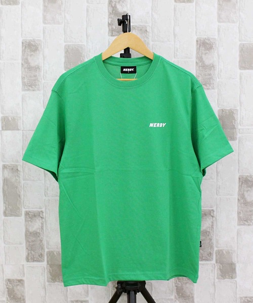 セール】NERDY エッセンシャル ワンポイントTシャツ ESSENTIAL S