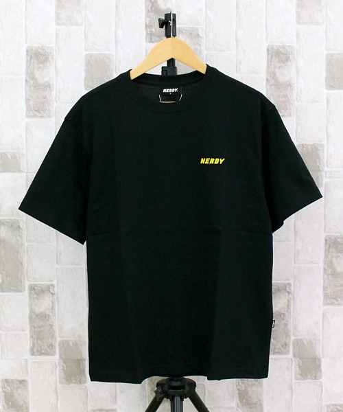 [ NERDY ]★25SS★韓国人気★I LOVE NERO SHORT SLEEVE T-SHIRT NERDY ]25SS☆韓国人気☆NEDDY DRAWING SHORT SLEEVE T-SHIRT