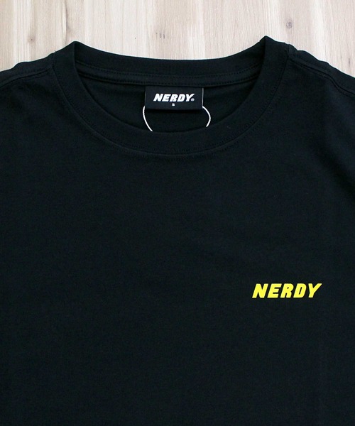 NERDY（ノルディ）の「NERDY エッセンシャル ワンポイントTシャツ ESSENTIAL S/S T-SHIRT（Tシャツ/カットソー・メンズ・ホワイト/グリーン/ブラック・L/S/M）」の9枚目の写真