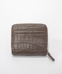 BELLIES YORK（ベリーズヨーク）の「【BELLIES YORK/ベリーズヨーク】クロコダイル　コンパクト財布 本革 ワニ革（財布）」