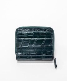 BELLIES YORK（ベリーズヨーク）の「【BELLIES YORK/ベリーズヨーク】クロコダイル　コンパクト財布 本革 ワニ革（財布）」