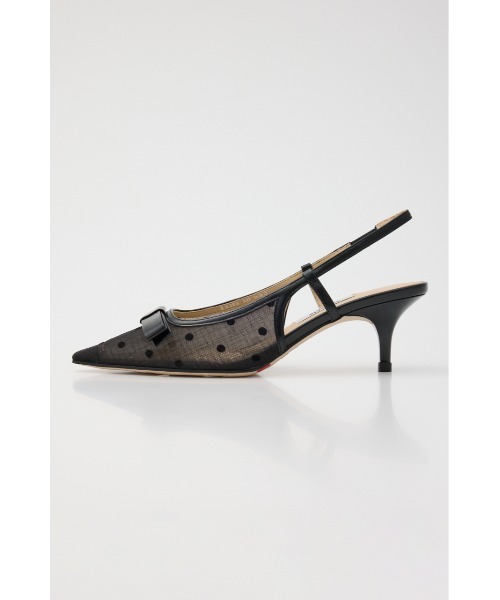STACCATO(スタッカート)の「ドットヌーディーバックスリングパンプス(パンプス・レディース・ブラック系その他・22.5cm/23cm/23.5cm/24cm/24.5cm)」の4枚目の写真