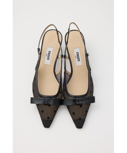 STACCATO(スタッカート)の「ドットヌーディーバックスリングパンプス(パンプス・レディース・ブラック系その他・22.5cm/23cm/23.5cm/24cm/24.5cm)」の6枚目の写真