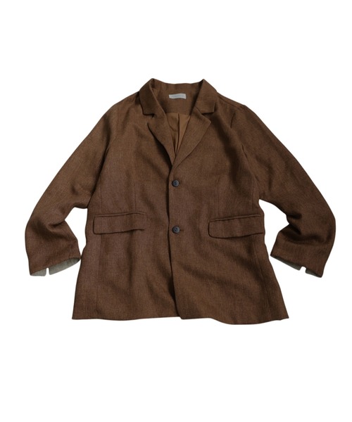 antiqua（アンティカ）の「ツイードライクジャケット（テーラードジャケット・レディース・ブラック/ブラウン系その他・P/R）」の14枚目の写真