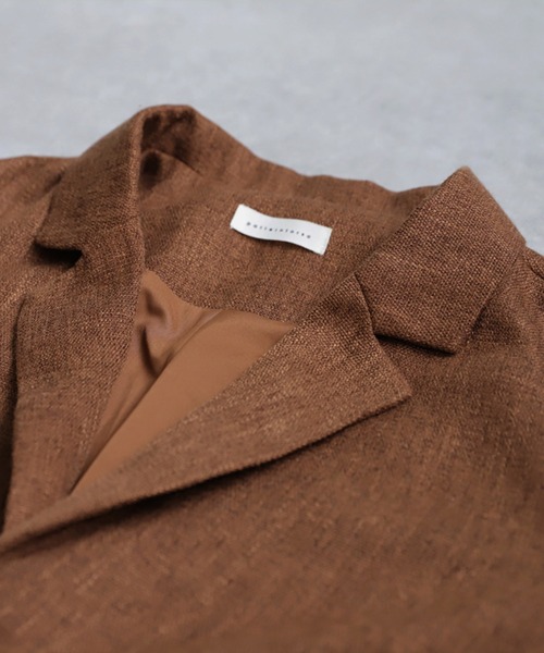 antiqua（アンティカ）の「ツイードライクジャケット（テーラードジャケット・レディース・ブラック/ブラウン系その他・P/R）」の15枚目の写真