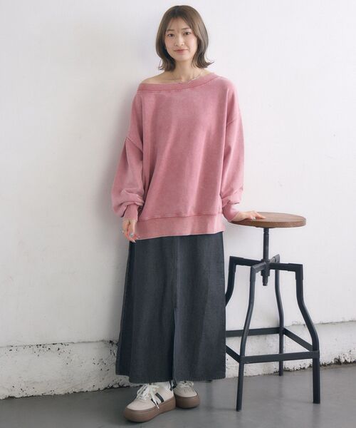 RETRO GIRL（レトロガール）の「フリンジ切替デニムSK（デニムスカート・レディース・ブラック/ブルー・FREE）」の15枚目の写真