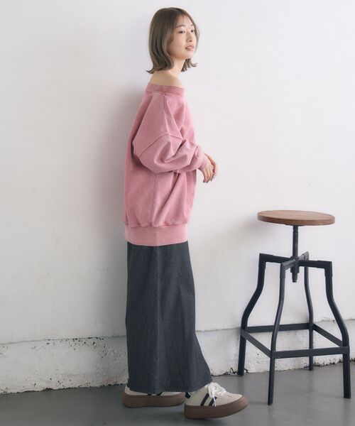 RETRO GIRL（レトロガール）の「フリンジ切替デニムSK（デニムスカート・レディース・ブラック/ブルー・FREE）」の16枚目の写真