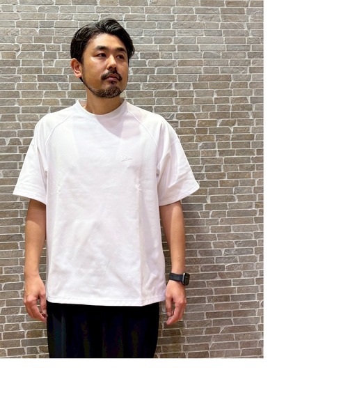 Grand PARK(グランドパーク)の「圧縮マイクロカノコラグランTシャツ(Tシャツ/カットソー・メンズ・ホワイト/ネイビー/ブラック・MEDIUM/LARGE/X-LARGE)」の1枚目の写真