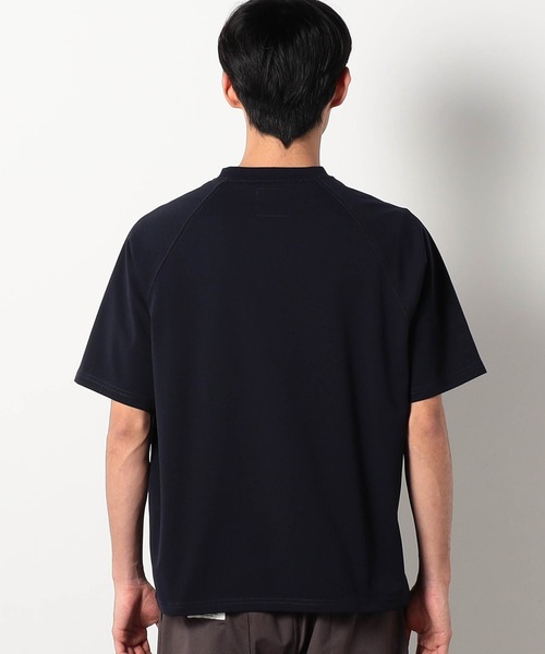 Grand PARK(グランドパーク)の「圧縮マイクロカノコラグランTシャツ(Tシャツ/カットソー・メンズ・ホワイト/ネイビー/ブラック・MEDIUM/LARGE/X-LARGE)」の5枚目の写真