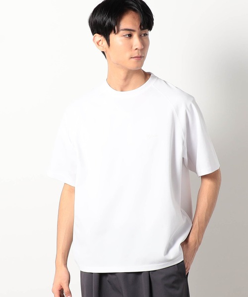 Grand PARK(グランドパーク)の「圧縮マイクロカノコラグランTシャツ(Tシャツ/カットソー・メンズ・ホワイト/ネイビー/ブラック・MEDIUM/LARGE/X-LARGE)」の13枚目の写真