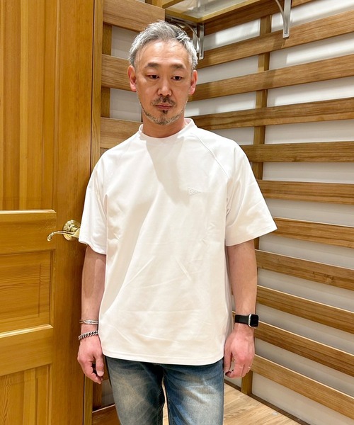 Grand PARK(グランドパーク)の「圧縮マイクロカノコラグランTシャツ(Tシャツ/カットソー・メンズ・ホワイト/ネイビー/ブラック・MEDIUM/LARGE/X-LARGE)」の15枚目の写真