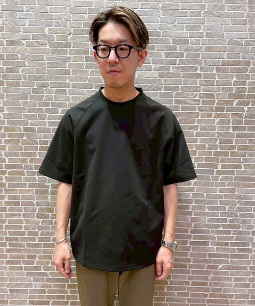 Grand PARK(グランドパーク)の「圧縮マイクロカノコラグランTシャツ(Tシャツ/カットソー・メンズ・ホワイト/ネイビー/ブラック・MEDIUM/LARGE/X-LARGE)」の17枚目の写真