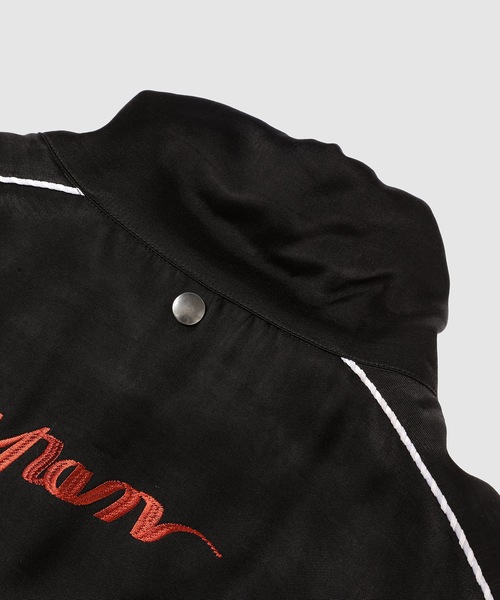 DAIRIKU（ダイリク）の「"Skul" Docking Vintage Ska Jumper（スカジャン・メンズ・ブラック/ホワイト・L/M）」の11枚目の写真