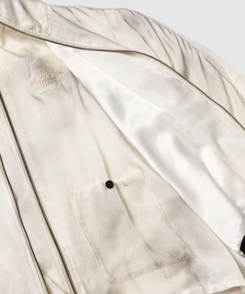 DAIRIKU（ダイリク）の「"Skul" Docking Vintage Ska Jumper（スカジャン・メンズ・ブラック/ホワイト・L/M）」の16枚目の写真